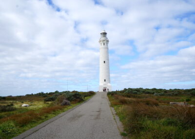 Der historische Leuchtturm von Cape Leeuwin - in der Nähe von Augusta