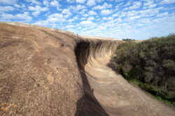 Wave Rock, WA - In der Nähe der Wheatbelt-Stadt Hyden gelegen Wave Rock, WA - In der Nähe der Wheatbelt-Stadt Hyden gelegen